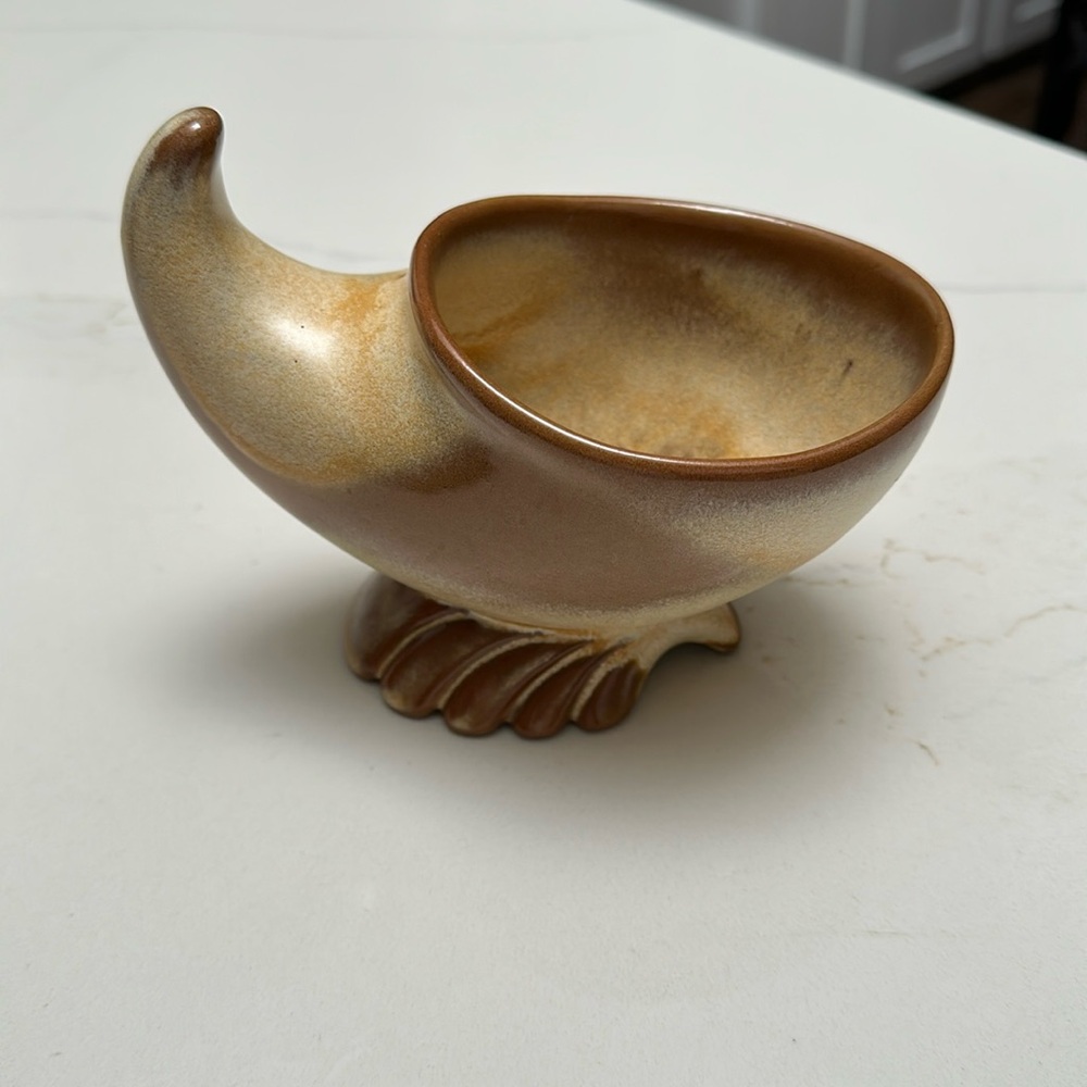 Frankoma pottery cornucopia 57S